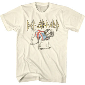 Bulldog Def Leppard Tshirt